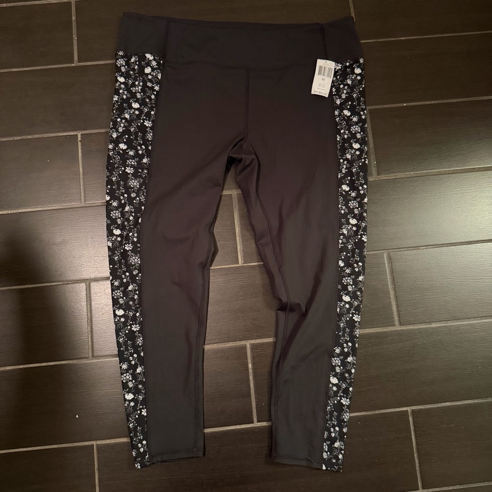 Vera Bradley Black Bandanna Ditsy Leggings – 2XL – NWT
